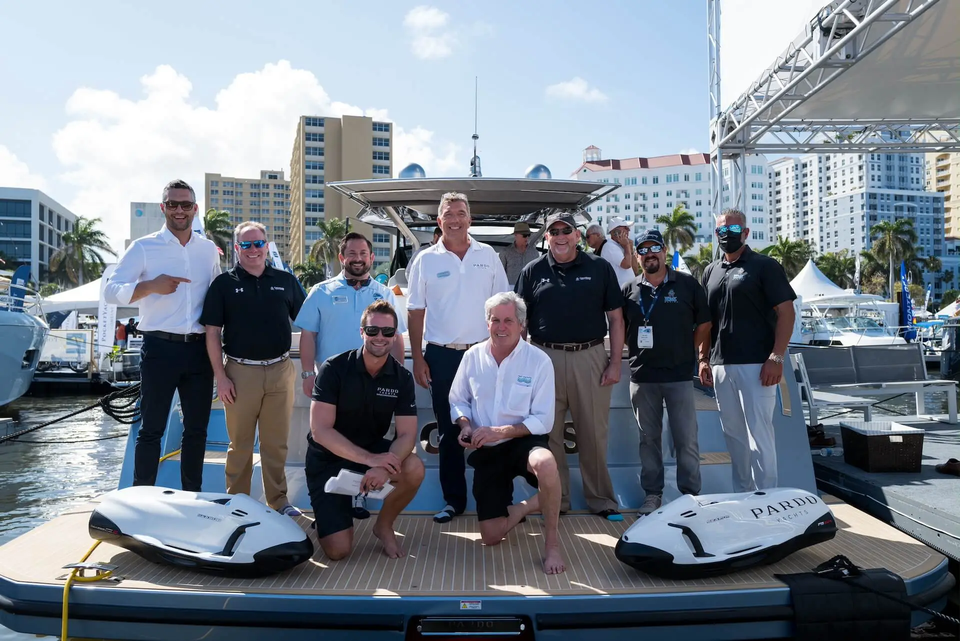 Pardo Yacht at the Palm Beach Boat Show 2021