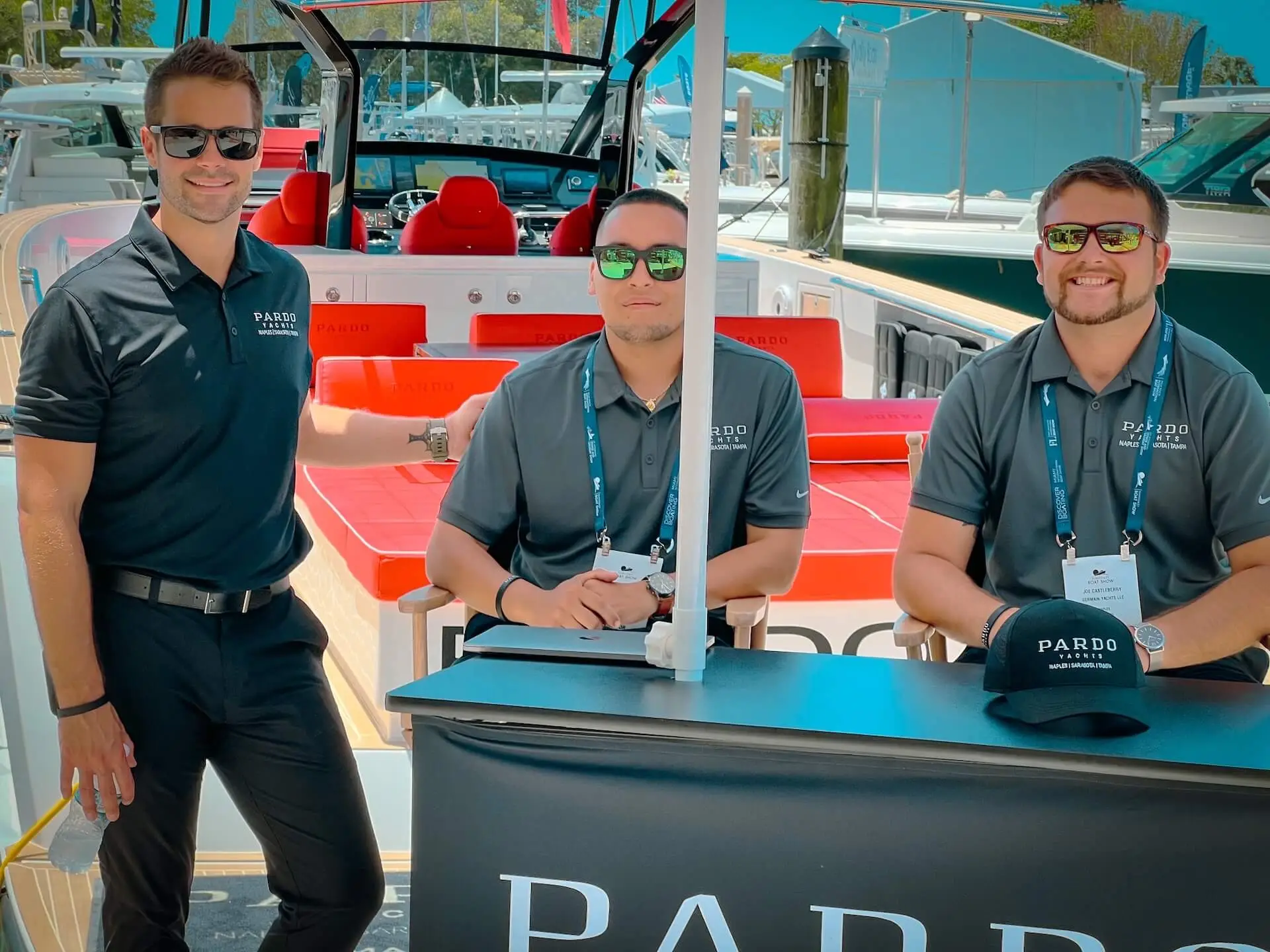 Germain Yachts at the 2022 Suncoast Boat Show