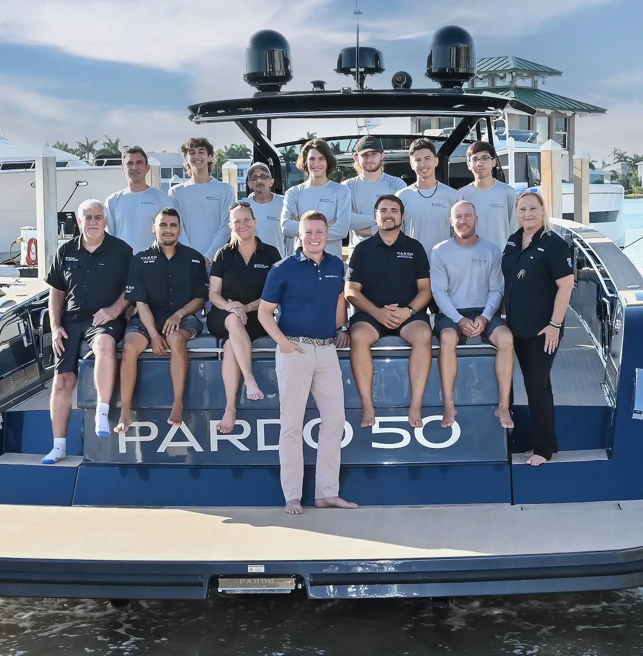 Germain Yachts Florida Team Photo